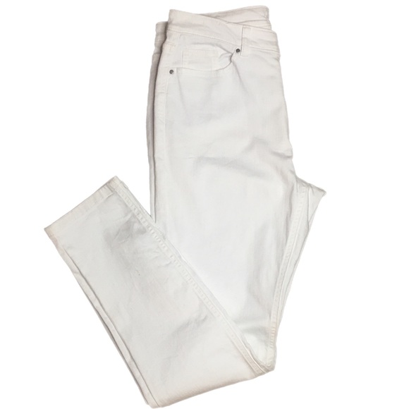 Trenery white high rise jeans. Slim fit. Size 12 - Picture 5 of 12